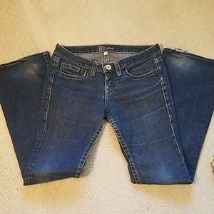 Bebe low rise flares jean
